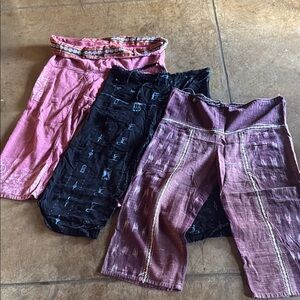 Drop crotch Thai fisherman drawstring ethnic loose fit one size fits all bundle